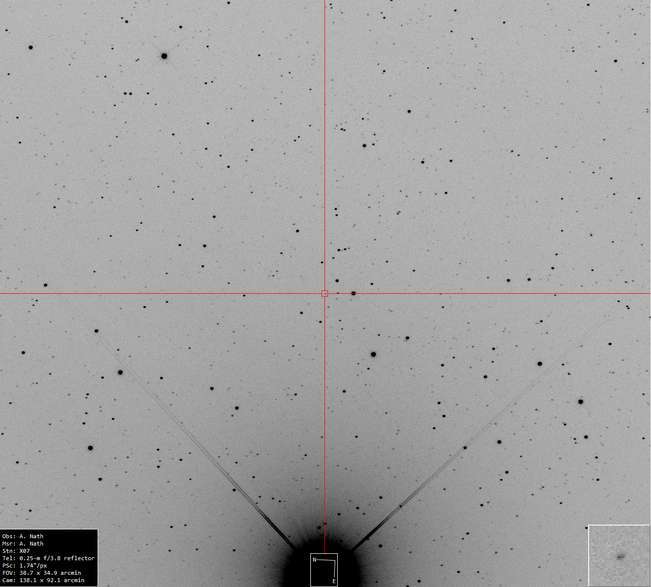 Orion at 160,000 km from T75 Chile