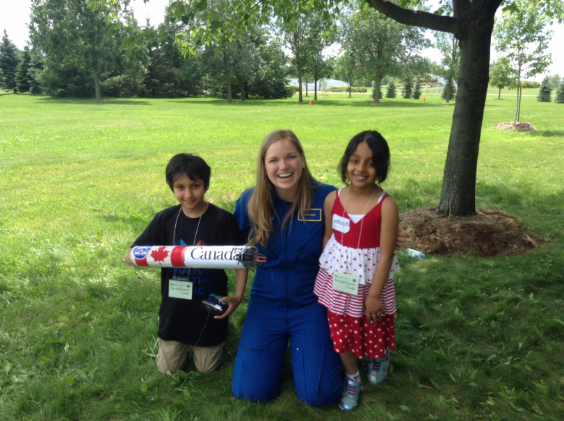 Meeting astronaut Jenni Gibbons at CSA headquarters in 2017