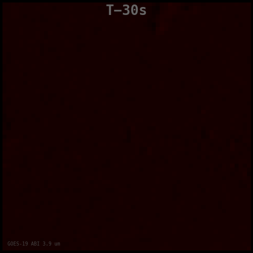 Animated GIF of launch trail